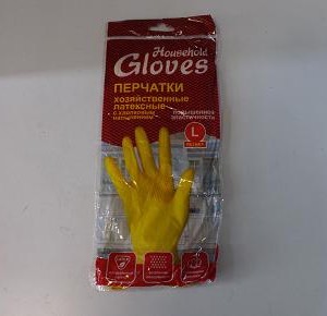 Перчатки "H.Gloves"резиновые р-р. L (12шт/уп) [25990]                            ОСТАТОК: 0шт