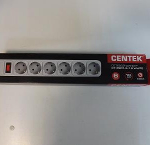 Сетевой фильтр Centek СТ-8900-5-3,0 5роз/3м серый [21107]                            ОСТАТОК: 0шт.